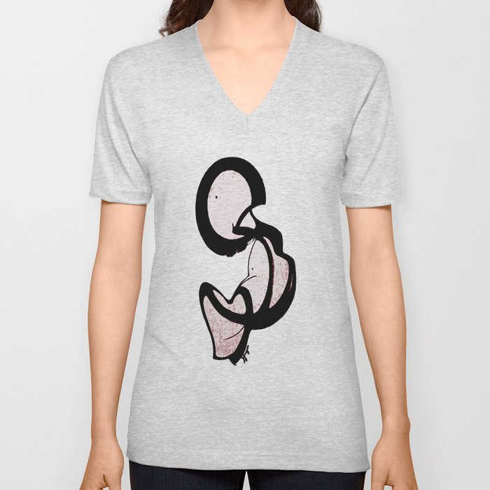 Contract V Neck T Shirt