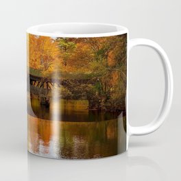 Massachusetts Covered Bridge in Autumn Coffee Mug
