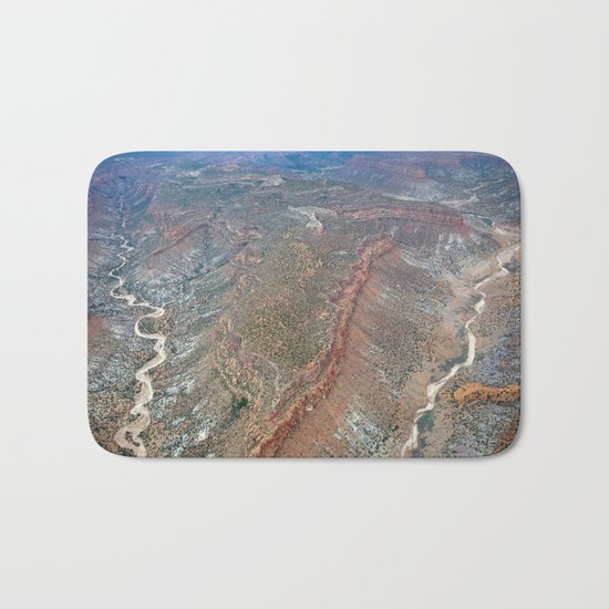 Grand Canyon bird's eye view #2 Bath Mat