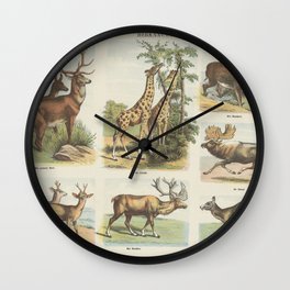 Ruminating or cloven-hoofed animals, Arie Willem Segboer, 1903 - 1919 Wall Clock