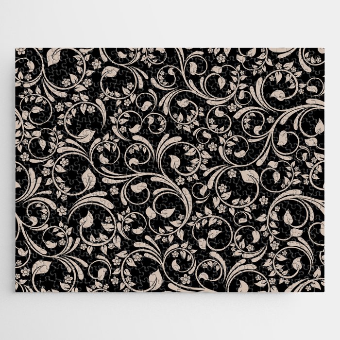 Ornate Baroque Pattern  Jigsaw Puzzle