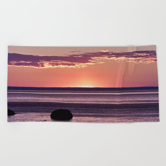 Dusk in the East Beach Towel