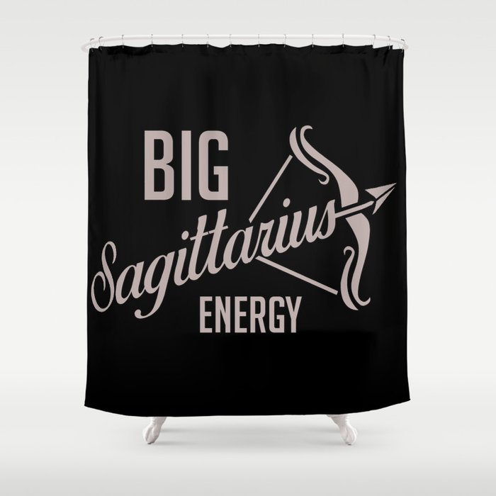 Big Sagittarius Energy Shower Curtain