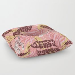 Leopard Crush Pink Floor Pillow