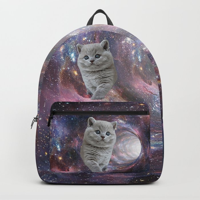 Galaxy cat backpack discount