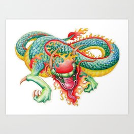 Dragon Art Print