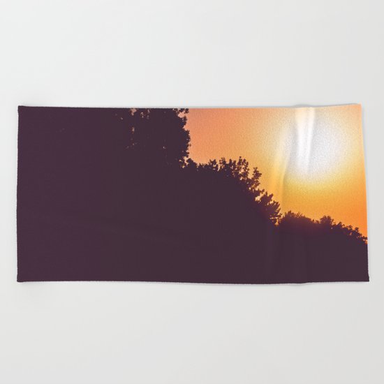 Last Light Beach Towel