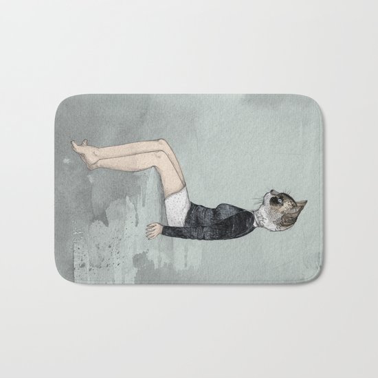 Cat Woman Bath Mat