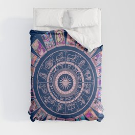 Major Arcana & Wheel of the Zodiac | Pastel Goth Comforter