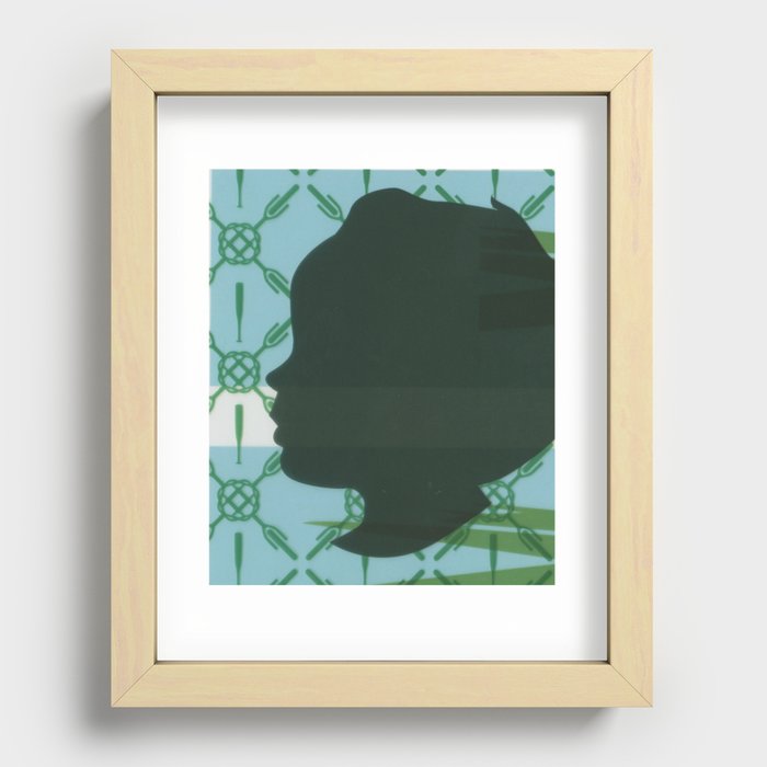 Lawn study 3 Recessed Framed Print