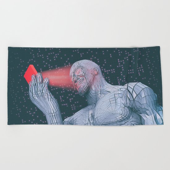 Tunnel Vision Beach Towel
