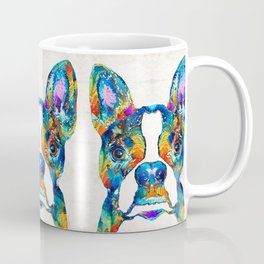 Colorful Boston Terrier Dog Pop Art - Sharon Cummings Mug
