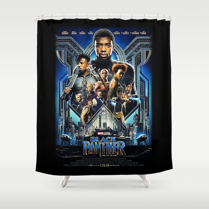 92 Movie Poster Shower Curtain Pixels Artistic Shower