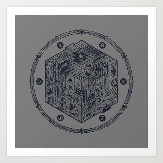 The Folly of Time and Space, Explained Art Print
