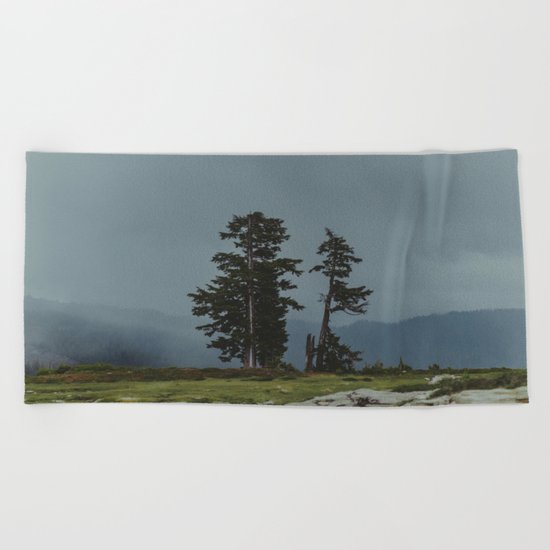 Magic Northwest Forest Beach Towel