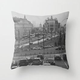 Moscow, big city Throw Pillow