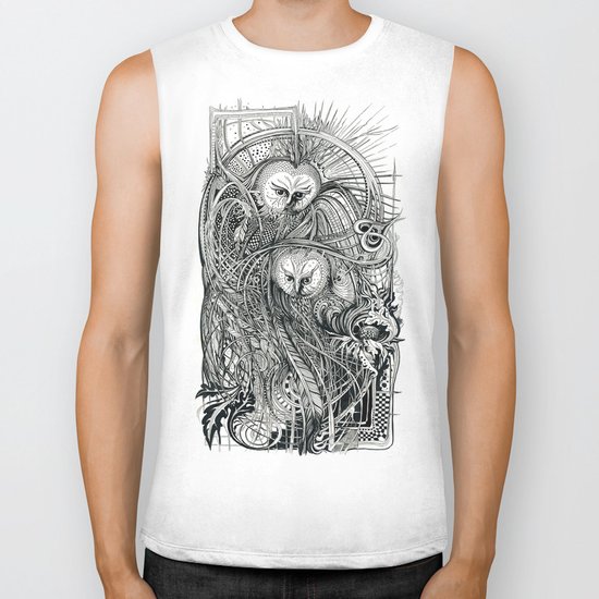 Owls Biker Tank