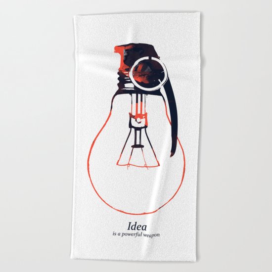 Idea Bomb (2) Beach Towel