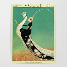Vintage Magazine Cover - Peacock Poster