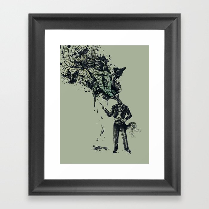 Decaying Sound of The Terror Framed Art Print