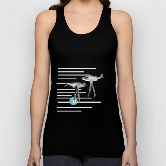 at beach Unisex Tank Top