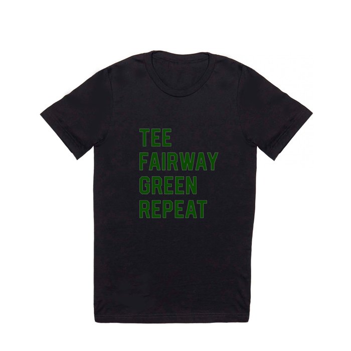 Golf Clubs Balls Cute Funny Tee Fairway Graphic Retirement T Shirt