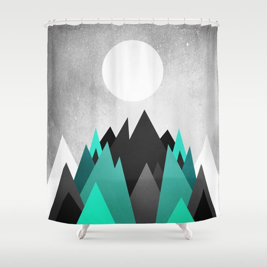 Cold Planet Shower Curtain