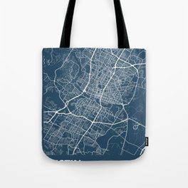 Austin city cartography Tote Bag