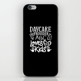 Daycare Provider Thank You Childcare Babysitter iPhone Skin