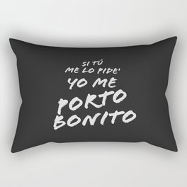 Latin music hit!. Me porto Bonito! Rectangular Pillow