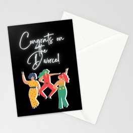 Congrats on the Divorce! Stationery Card