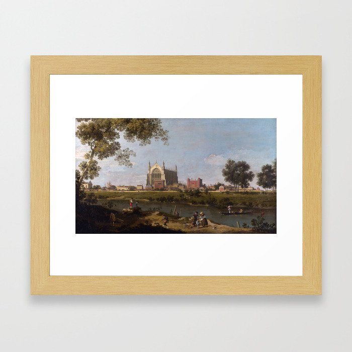 Eton College Chapel by Canaletto Framed Art Print