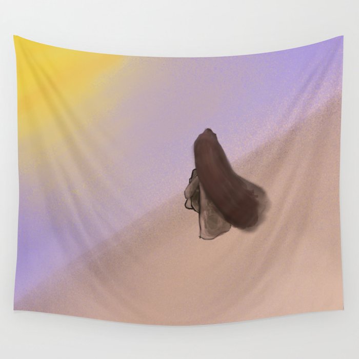 Lonely Sunrise Wall Tapestry