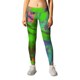 Abstract expressionist Art. Abstract Painting 76. Leggings