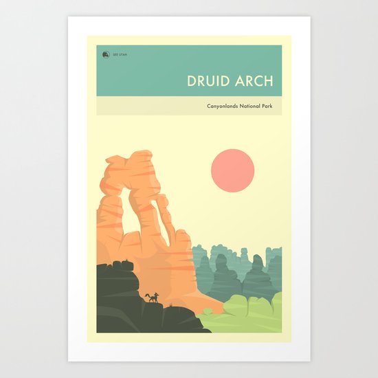 CANYONLANDS NATIONAL PARK POSTER Art Print
