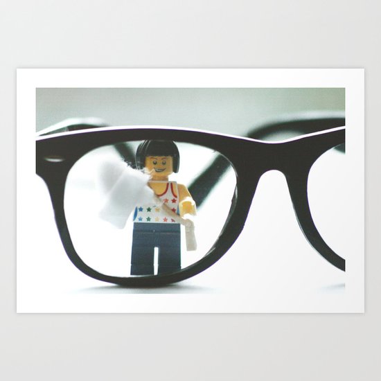 Wax in, wax out.... Art Print