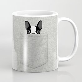 Pocket Boston Terrier - Black Mug