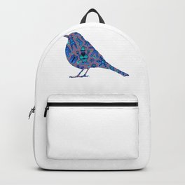 Bird 720 16 Backpack | Buildings, Forest, Camping, Black, Cute, Blue, City, Birdwatchin, Fun, Funny 