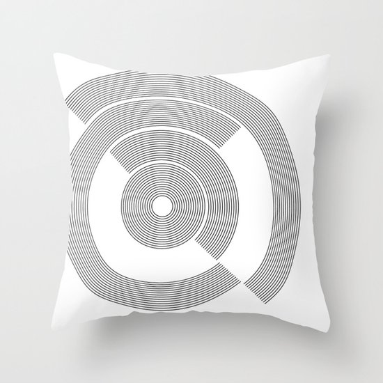 circle pattern 01 Throw Pillow
