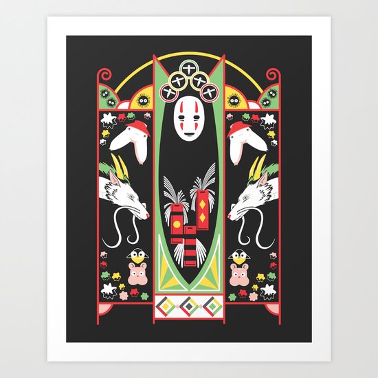 Spirited Deco Art Print