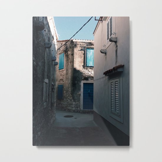Blue window Metal Print