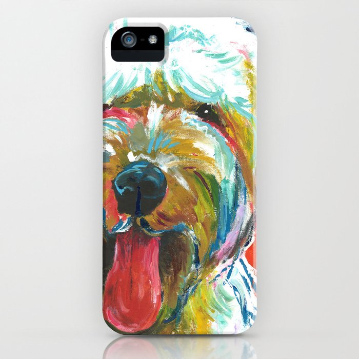 soft-coated wheaten terrier // colorful iphone case