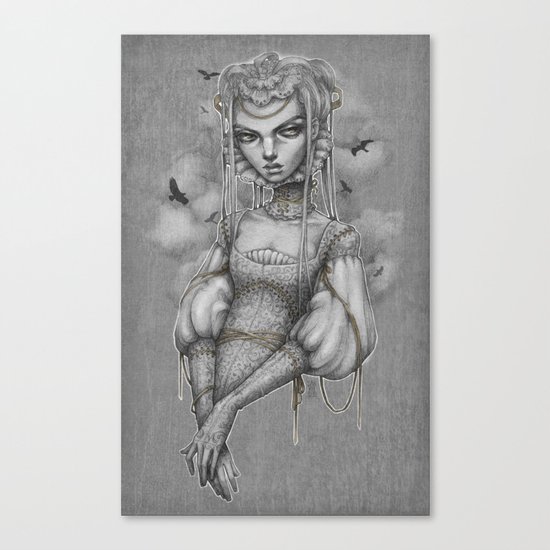 Raven Canvas Print