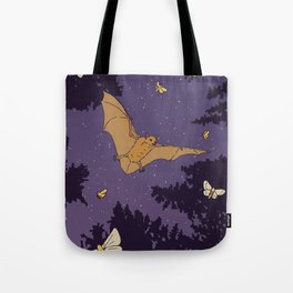 Bat & Moths Tote Bag