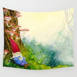 The Sleeping Gnome Wall Tapestry