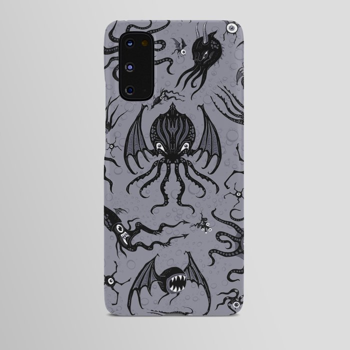 Cosmic Horror Critters in Twilight Zone Glow Android Case