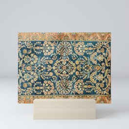 Sarouk  Antique West Persian Rug Print Mini Art Print