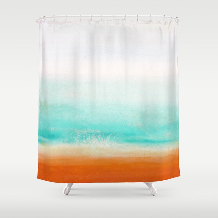 Waves and memories 02 Shower Curtain