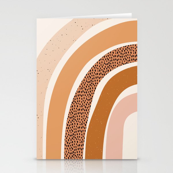 Earth Color Rainbow Stationery Cards