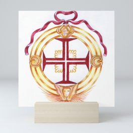 Templar cross. Cruz Templaria Mini Art Print